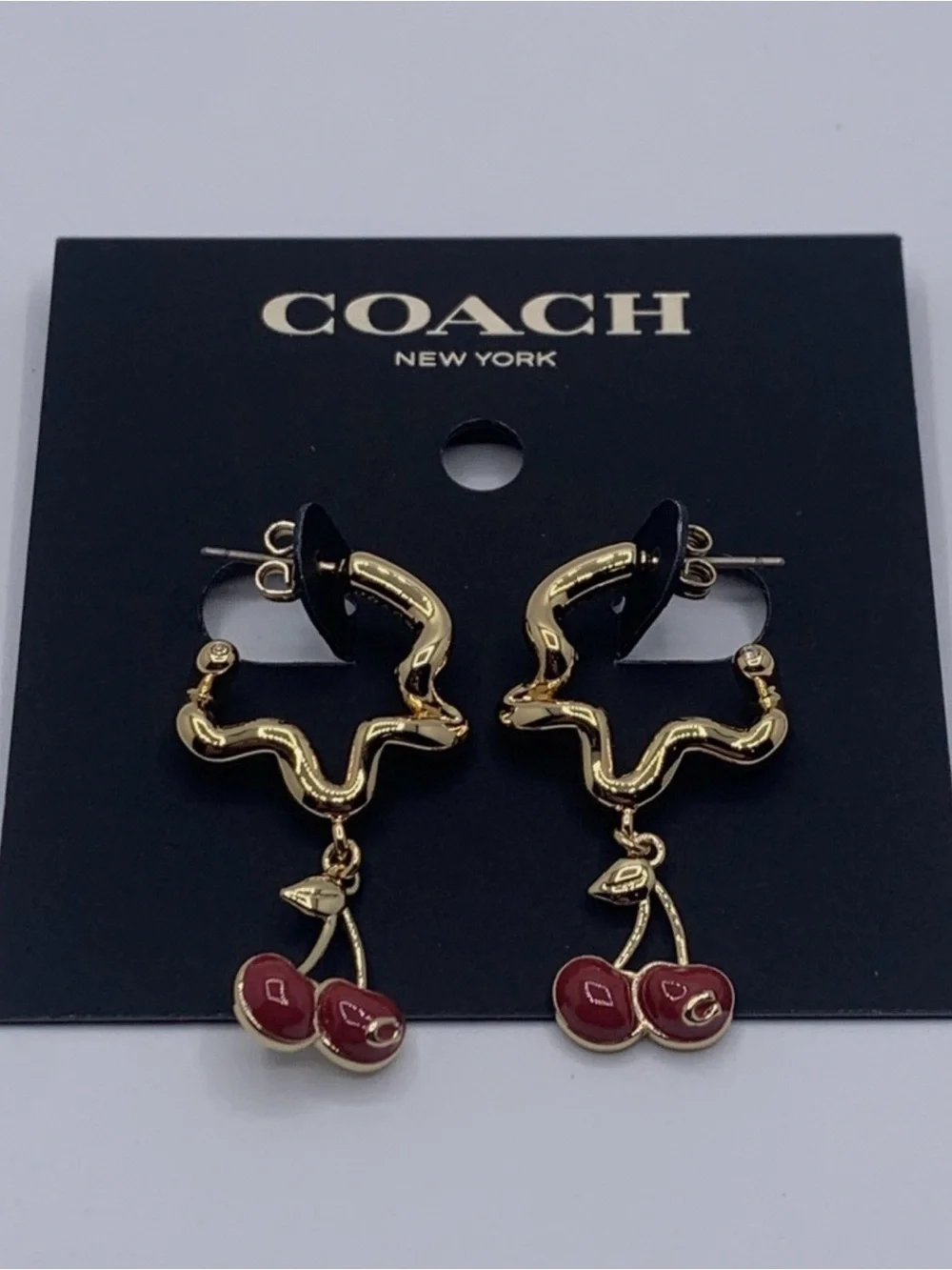 Coach Cherry Earrings - Picture 6 of 12